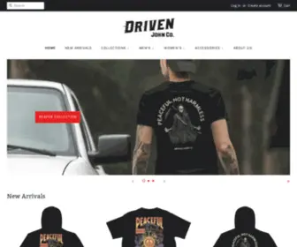 Drivenjohn.com(Motorcycle Apparel) Screenshot