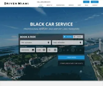 Drivenmiami.com(Limo Black Car Service Miami near MIA Airport Transfer DrivenMiami) Screenshot