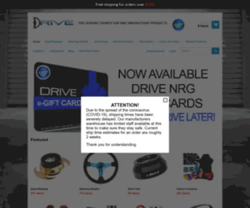 Drivenrg.com(Drivenrg) Screenshot