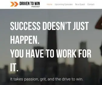 Driventowinpod.com(Driven to Win Podcast) Screenshot