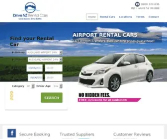 Drivenz.co.nz(Car Hire Rental New Zealand Car Rental New Zealand Auckland Airport Car Rentals) Screenshot