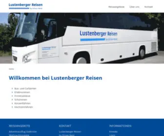 Driver-Rent.ch(Willkommen bei Lustenberger Reisen) Screenshot