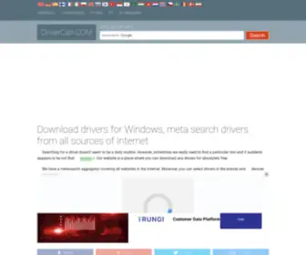 Drivercan.com(Download drivers for Windows) Screenshot