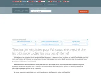 Drivercan.fr(Télécharger les pilotes pour Windows) Screenshot