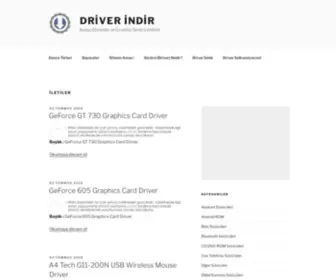 Driverdestek.com(Driver indir) Screenshot