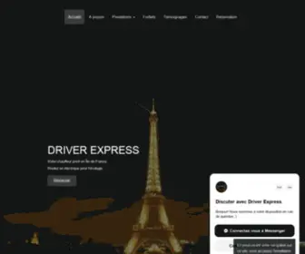 Driverexpress.fr(Service de chauffeur privé à la demande sur Île) Screenshot