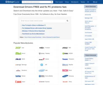 Driverguide.com(Windows Driver Download and Update) Screenshot