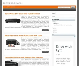 Driverindiryazici.com(Konica Minolta Driver) Screenshot