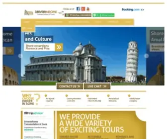 Driverinrome.com(Shore excursions in Italy) Screenshot