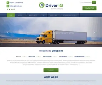 Driveriq.com(Background Screening for the Trucking Industry) Screenshot
