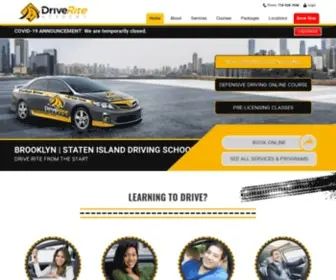 Driveriteny.com(Drive rite ny (718)) Screenshot