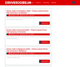 Driverjobs.in(Driver Jobs 2021 December in India) Screenshot