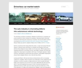 Driverless-Future.com(Driverless car market watch) Screenshot