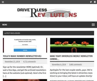 Driverlessrevolutions.com(Driverless news) Screenshot