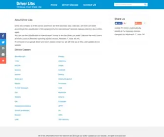 Driverlibs.mobi(Driver libs contains all of the device and Driver are first automatic data collection) Screenshot