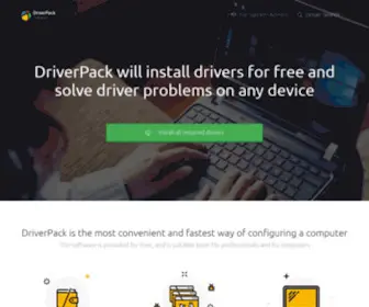 Driverpack.io(Download free driver update software) Screenshot