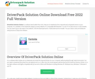 Driverpacksolutiononline.com(DriverPack Solution Online) Screenshot