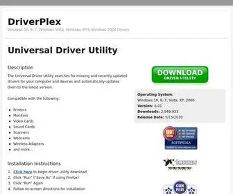 Driverplex.com(Windows 10) Screenshot