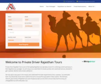 Driverrajasthantours.com(Private Driver Rajasthan Tours) Screenshot