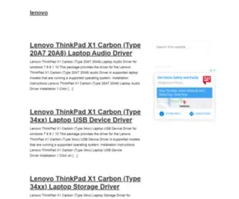 Drivers-Lenovo.com(Lenovo drivers) Screenshot