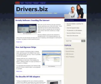 Drivers.biz(Solve computer device driver problems fast and easy) Screenshot