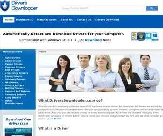 Driversdownloader.com(Drivers Download) Screenshot