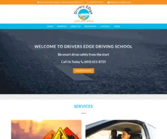 Driversedgenh.com(DRIVERS EDGE DRIVING SCHOOL) Screenshot