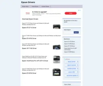Driversepson.com(Epson Drivers & Downloads) Screenshot