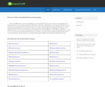 Driversforhp.com(Driversforhp) Screenshot