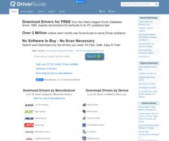 Driversguide.com(Windows Driver Download and Update) Screenshot