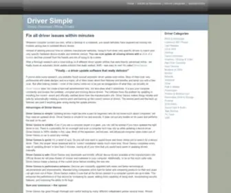 Driversimple.net(Driver Simple) Screenshot