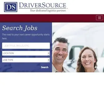 Driversource.net(Transportation staffing) Screenshot