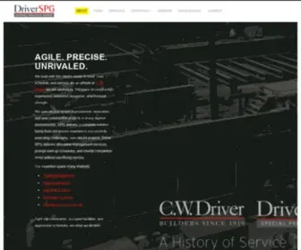 Driverspg.com(Agile. Precise. Unrivaled. We build with the client’s needs in mind) Screenshot