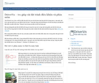 Drivervn.com(Tải xuống trình điều khiển và phần mềm) Screenshot