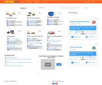 Driverzoo.com(US Taxi drivers web source) Screenshot