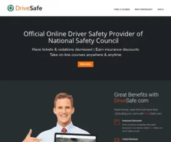 Drivesafe.com(Defensive Driving Safety School Courses) Screenshot