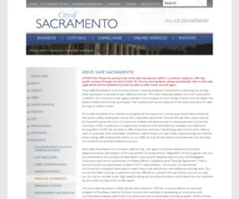 Drivesafesacramento.com(Drive Safe Sacramento) Screenshot