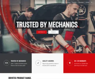 Drivetecautoparts.com(Trusted by Mechanics) Screenshot