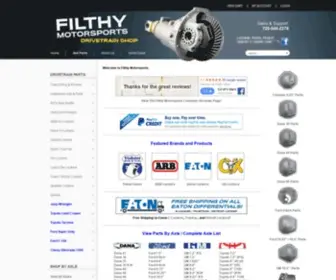Drivetrainshop.com(Filthy Motorsports Drivetrain Shop) Screenshot