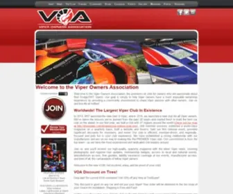 Driveviper.com(The Viper Owners Association (VOA)) Screenshot