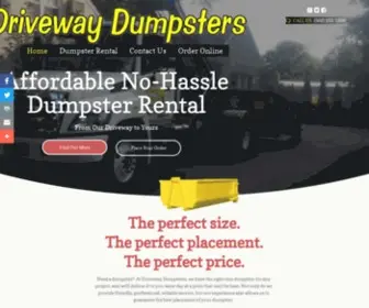 Drivewaydumpsterstoday.com(Drivewaydumpsterstoday) Screenshot