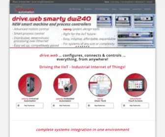 Driveweb.com(Internet-Accessible Distributed Control Technology) Screenshot