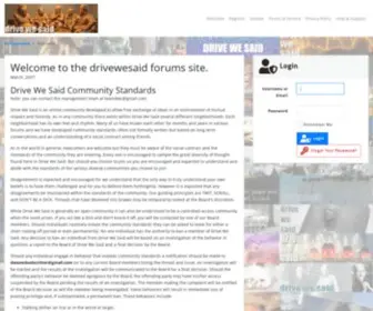Drivewesaid.com(Welcome) Screenshot
