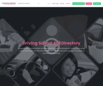 Driving-School-Adi-Directory.co.uk(Find your ideal driving school and driving instructor) Screenshot