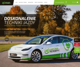 Drivingacademy.pl(Driving Academy ⚡ Szkolenia z techniki bezpiecznej jazdy ⏩ Dla kierowców) Screenshot