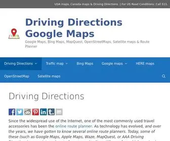 Drivingdirectionsgooglemaps.com(Driving Directions) Screenshot