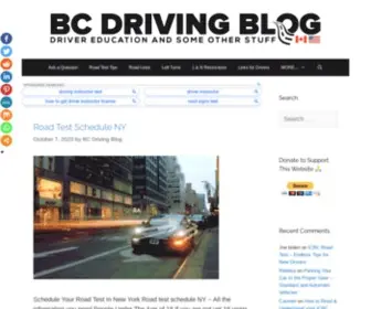Drivinginstructorblog.com(British Columbia Canada Driving Tips) Screenshot