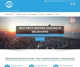 Drivingschoolmelbourne.com(Driving School Melbourne) Screenshot