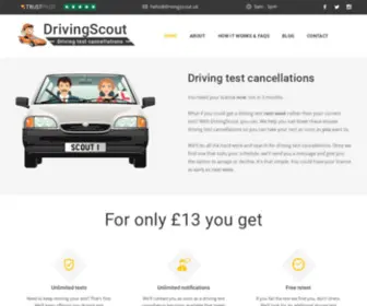 Drivingscout.uk(Driving Test Cancellations) Screenshot