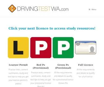 Drivingtestwa.com(Driving Test WA) Screenshot